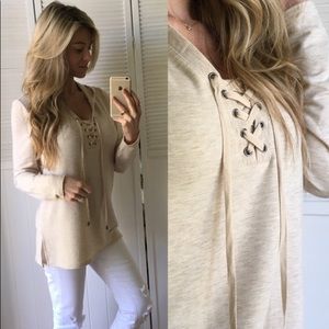 Simple Oatmeal Hoodie